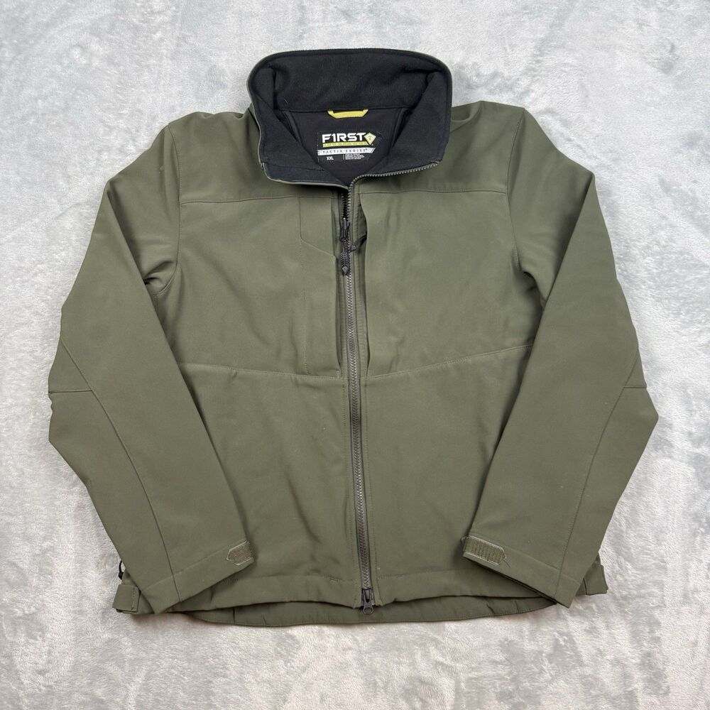 First Tactical Tactix Series Softshell Jacket Mens XXL Olive Green Full Zip